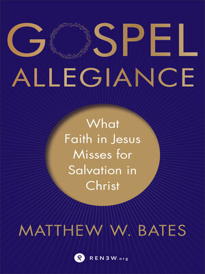 cover image of Gospel Allegiance